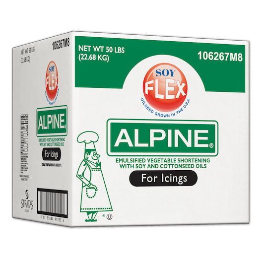 Alpine Soy Flex Emulsified Vegetable Shortening For Icings, 1 x 50 lb Case - DOT product image 5