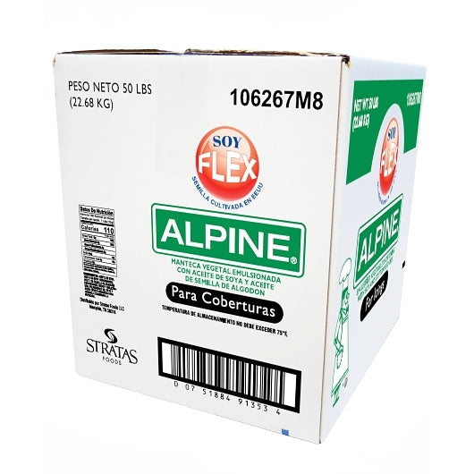 Alpine Soy Flex Emulsified Vegetable Shortening For Icings, 1 x 50 lb Case - DOT product image 6
