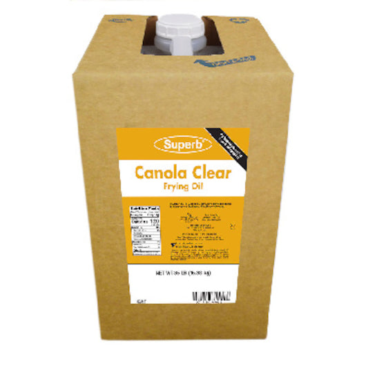 Superb Canola Liquid Fry Shortening, 1 x 35 lb Case - Pantry Ingredients