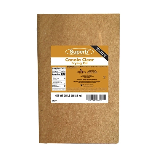 Superb Canola Liquid Fry Shortening, 1 x 35 lb Case - DOT product image 5
