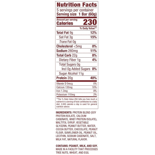 Think Thin High Creamy Peanut Butter Protein Bar, 12 x 10 x 2.1 oz Case - Snack Bars & Granola Bars