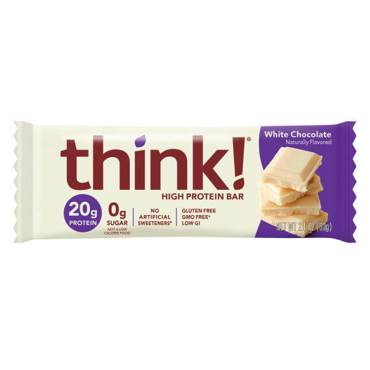 Thinkthin White Chocolate Bar White Chocolate, 12 x 10 x 2.1 oz Case - DOT product image 5