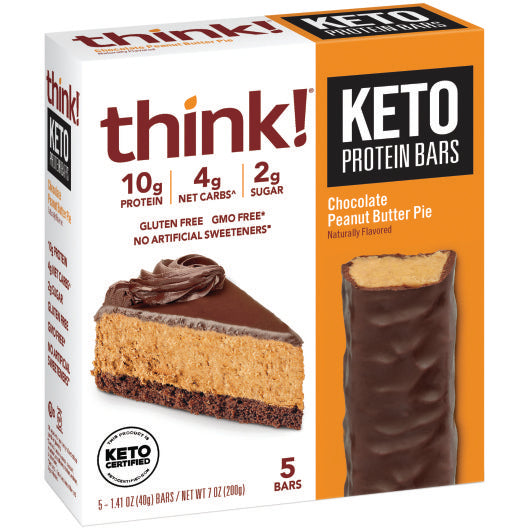 Think! Delight Choc Peanut Butter Pie, 6 x 7.05 oz Case - Bakery & Desserts