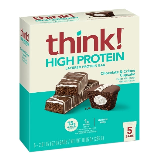 Think! Chocolate & Creme Cupcake Case, 6 x 0.65 lb Case - Bakery & Desserts