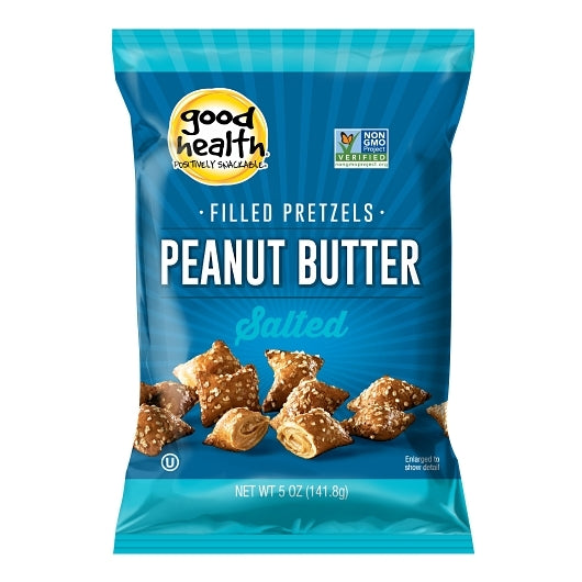 Good Health Peanut Salted Pretzel Peanut Butter, 12 x 5 oz Case - Snacks