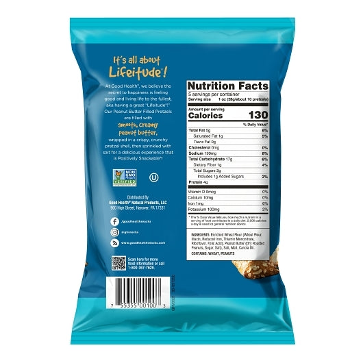 Good Health Peanut Salted Pretzel Peanut Butter, 12 x 5 oz Case - DOT product image 3