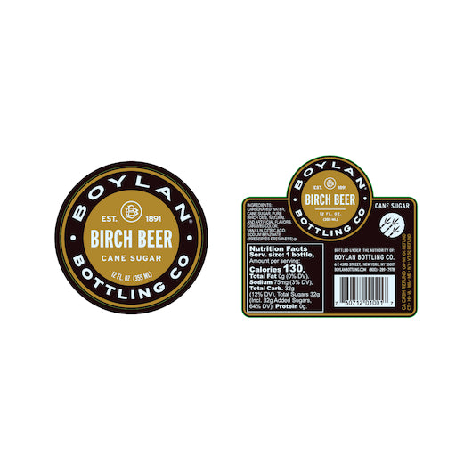 Boylan Bottling Bag-in-Box Original Birch Beer Soda, 1 x 5 GA Case - Alternate product angle or state