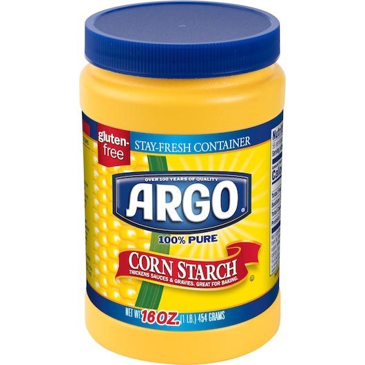 Argo Corn Starch, 12 x 16 oz Case - Pantry Ingredients
