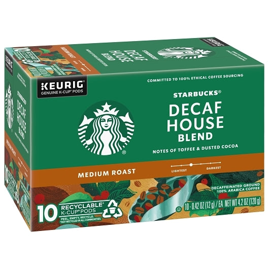 Starbucks Decaf House Blend Coffee Pods, 6 x 4.2 oz Case - Coffee & Tea - image 2