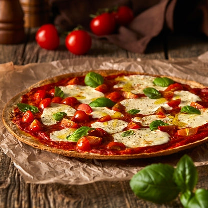 Tyson Non Edge Parbaked 12" Die-Cut Pizza Crusts, 1 x 80 x 6.25 oz Case - GS1 styled product image