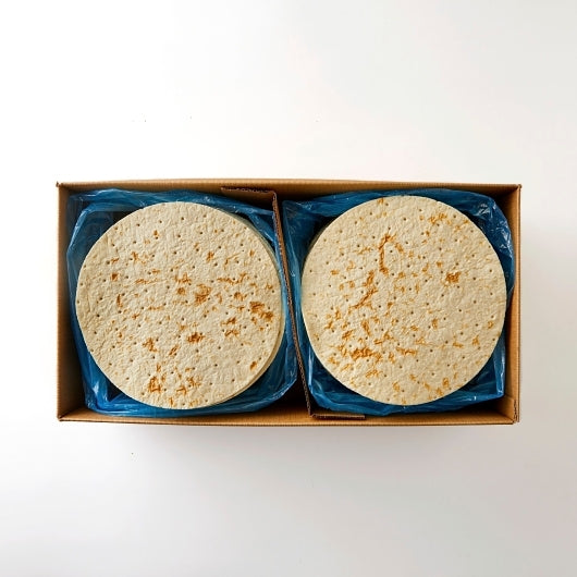 Tyson Non Edge Parbaked 12" Die-Cut Pizza Crusts, 1 x 80 x 6.25 oz Case - GS1 open-case image