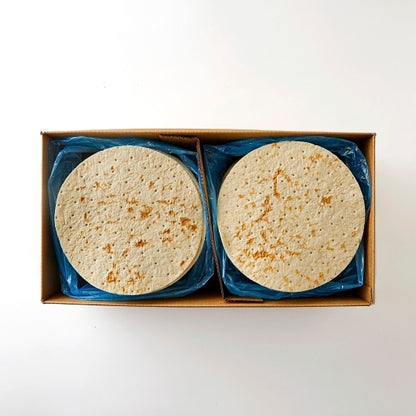 Tyson Non Edge Parbaked 12" Die-Cut Pizza Crusts, 1 x 80 x 6.25 oz Case - GS1 open-case image