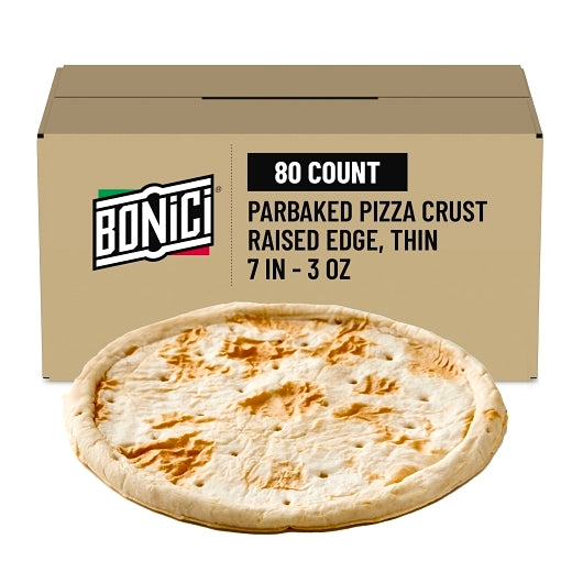Bonici Par-Baked Neapolitan 7 Inch Thin Pizza Crust, 0 G Trans Fat (3 OZ, 80 Pk) - DOT product image 8