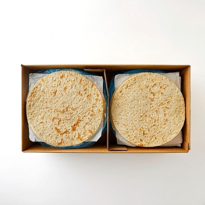 Bonici ParBaked 12 Inch Extra Crispy Pizza Crust, 80 x 7.5 oz Case - GS1 open-case image