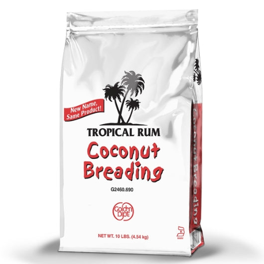 Malibu Rum-Flavored Coconut Tropical Rum Coconut Breading, 1 x 10 lb Case - DOT product image 4