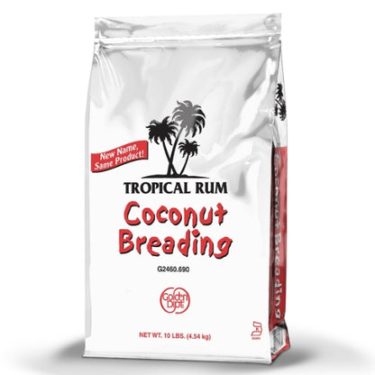 Malibu Rum-Flavored Coconut Tropical Rum Coconut Breading, 1 x 10 lb Case - DOT product image 4