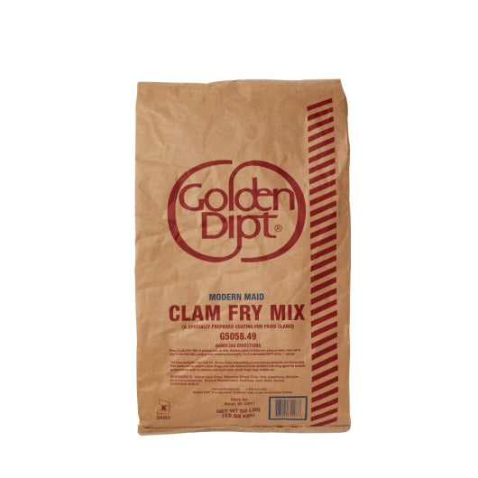 Golden Dipt Modern Maid Clam Fry Breading, 1 x 50 lb Case - Pantry Ingredients