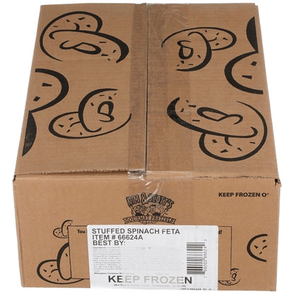 Kim and Scotts Spinach Feta Stuffed Pretzel, 24 x 6 oz Case - DOT product image 6