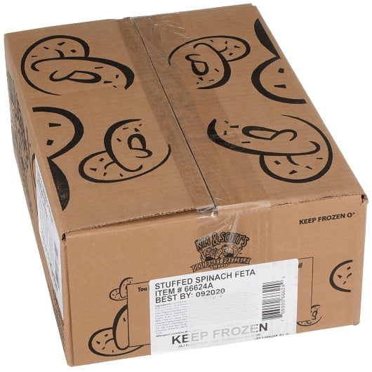 Kim and Scotts Spinach Feta Stuffed Pretzel, 24 x 6 oz Case - DOT product image 8