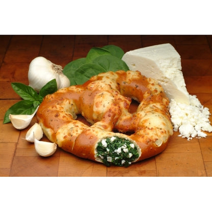 Kim and Scotts Spinach Feta Stuffed Pretzel, 24 x 6 oz Case - DOT product image 3