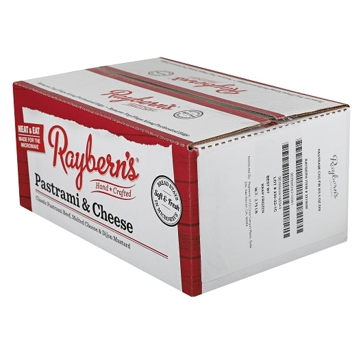 Raybern Individually Wrapped Pastrami & Cheese Sandwich, 8 x 1 each Case - DOT product image 5