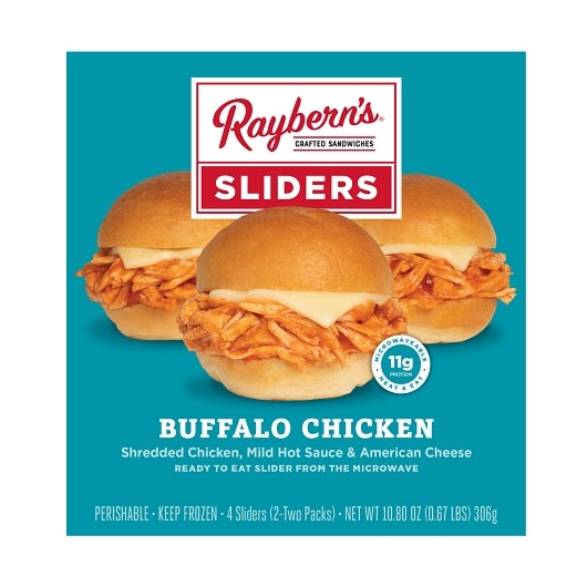 Raybern Buffalo Chicken Slider, 6 x 10.8 oz Case - Prepared Foods