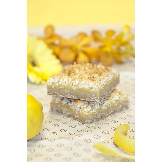 The Original Cakerie 12 Inch x 16 Inch Lemon Burst Macaroon Dessert Bar, 2 x 100 oz Case - Bakery & Desserts