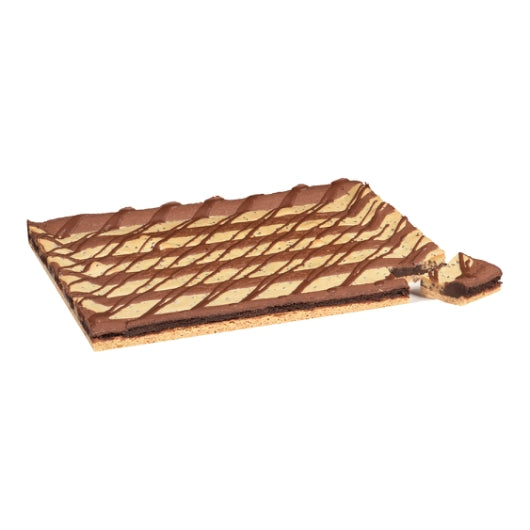 The Original Cakerie 12 Inch x 16 Inch Tiger Brownie, 2 x 98 oz Case - Bakery & Desserts