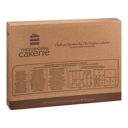 The Original Cakerie 12" x 16" German Chocolate Two Layer Cake, 2 x 90.5 oz Case - Bakery & Desserts