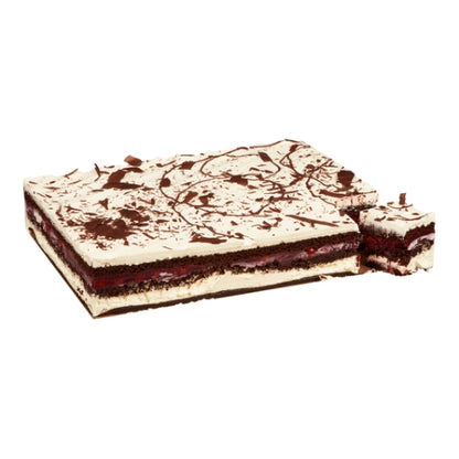 The Original Cakerie 12" x 16" Super Size Unsliced Black Forest Cake, 2 x 176 oz Case - Bakery & Desserts