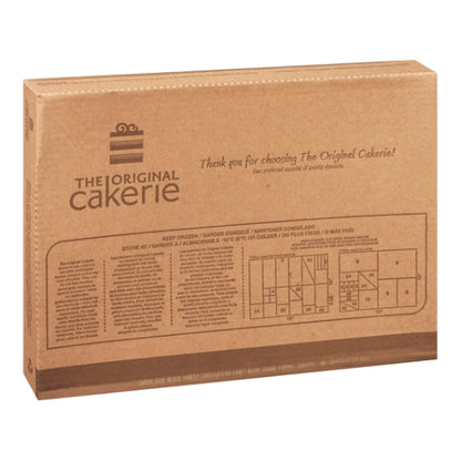 The Original Cakerie 12" x 16" Super Size Unsliced Black Forest Cake, 2 x 176 oz Case - DOT product image 2