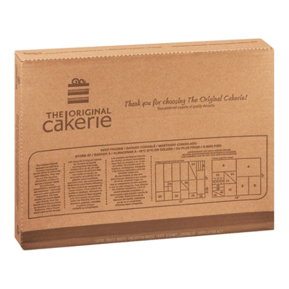 The Original Cakerie 12" x 16" Super Size Tuxedo Truffle Mousse Cake, Uncut, 2 x 185 oz Case - Alternate product angle or state