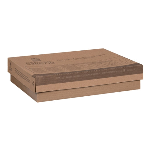 The Original Cakerie 12" x 16" Super Size Strawberry Shortcake, 24-Cut, 2 x 185 oz Case - Bakery & Desserts