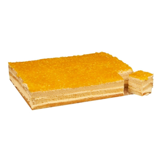 The Original Cakerie 12" x 16" Super Size Mango Mousse Cake, Uncut, 2 x 178 oz Case - DOT product image 2