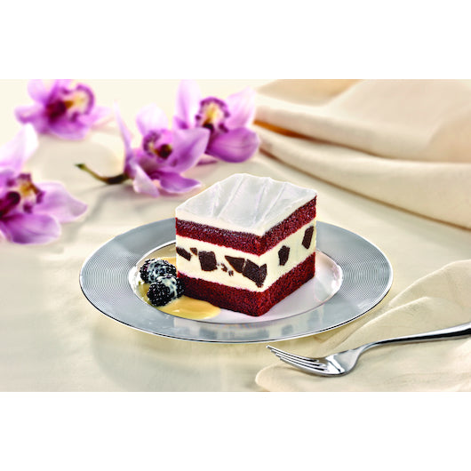 The Original Cakerie 12" x 16" Super Size Red Velvet Cake, 2 x 160 oz Case - Bakery & Desserts