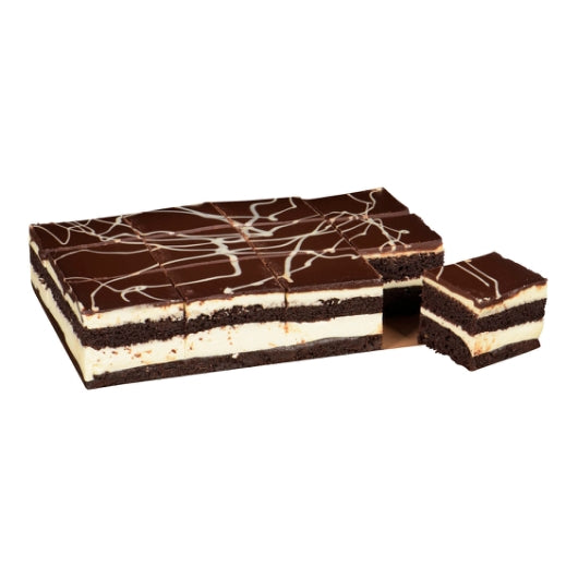 Inspired By Happines 12" x 8" Gluten-Free Dreamin' of Chocolate Two Layer Cake, 12-Cut, 2 x 61 oz Case - Bakery &