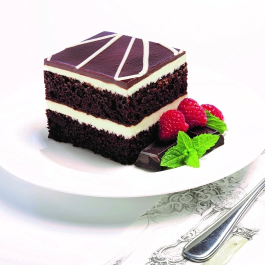 Inspired By Happines 12" x 8" Gluten-Free Dreamin' of Chocolate Two Layer Cake, 12-Cut, 2 x 61 oz Case - DOT product image 3