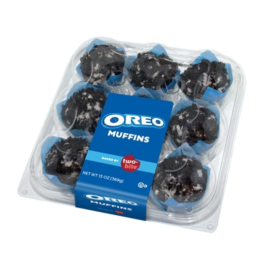 Two-Bite Oreo Muffins, 8 x 13 oz Case - Bakery & Desserts