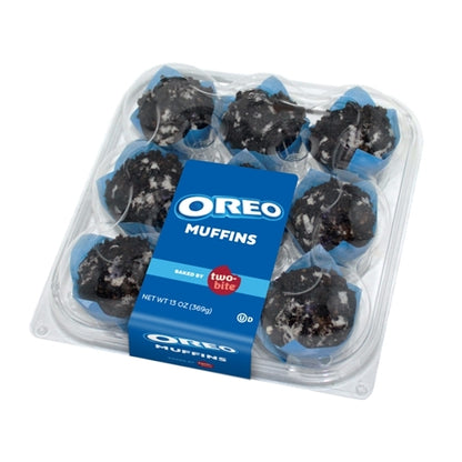 Two-Bite Oreo Muffins, 8 x 13 oz Case - Bakery & Desserts