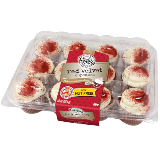Two-Bite Premium Red Velvet Cupcakes, 12 x 10 oz Case - DOT product image 3