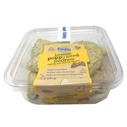 Two-Bite Lemon Poppyseed Scones, 24 x 10 oz Case - DOT product image 7