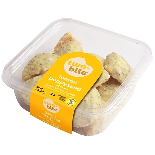 Two-Bite Lemon Poppyseed Scones, 24 x 10 oz Case - DOT product image 2