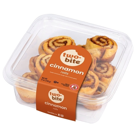 Two-Bite Cinnamon Rolls, 24 x 12 oz Case - Breads, Rolls & Buns