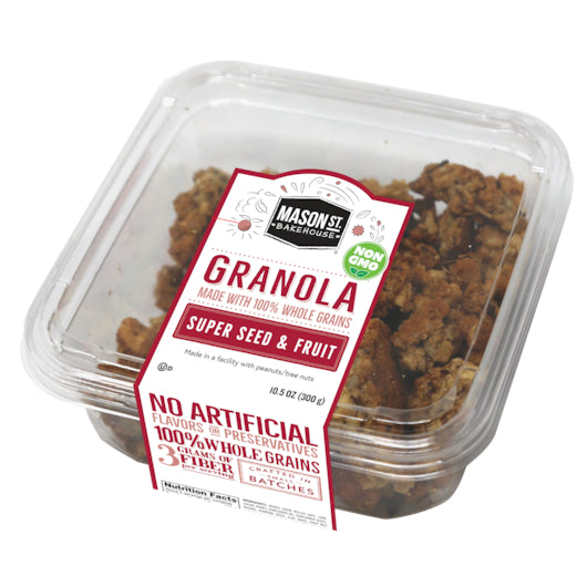 Mason St Super GRANOLA, 24 x 10.5 oz Case - DOT product image 6