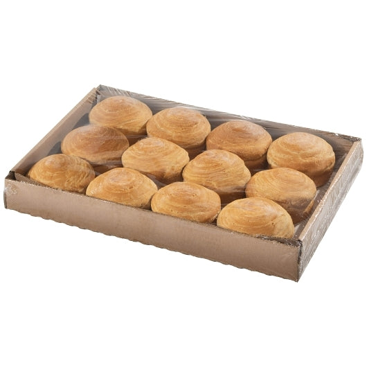 Bon Appe Baked Round Artisan Croissant Roll, 1 x 10.3 lb Case - Breads, Rolls & Buns