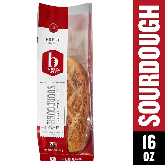 Labrea Bakery Retail Sourdough Parbaked Loaf, 12 x 18 oz Case - DOT product image 2