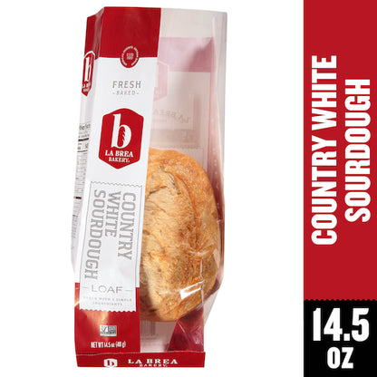 La Brea Retail Country White Sourdough Oval Parbaked Loaf, 12 x 14.5 oz Case - DOT product image 4