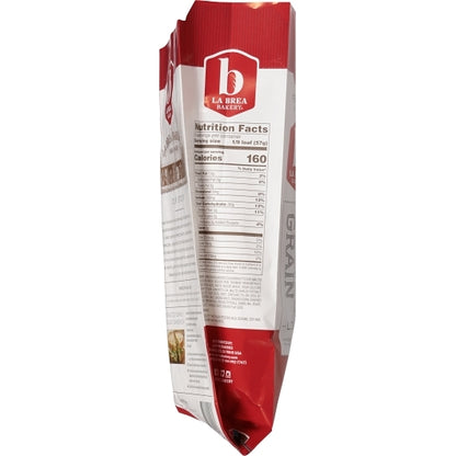 Labrea Bakery Unsliced Whole Grain Parbaked Loaf, 1 x 18 oz Case - DOT product image 3