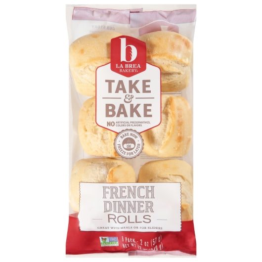 Labrea Bakery TAKE AND BAKE FRENCH Dinner Roll, 18 x 12 oz Case - Breads, Rolls & Buns