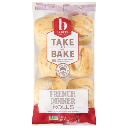 Labrea Bakery TAKE AND BAKE FRENCH Dinner Roll, 18 x 12 oz Case - Breads, Rolls & Buns